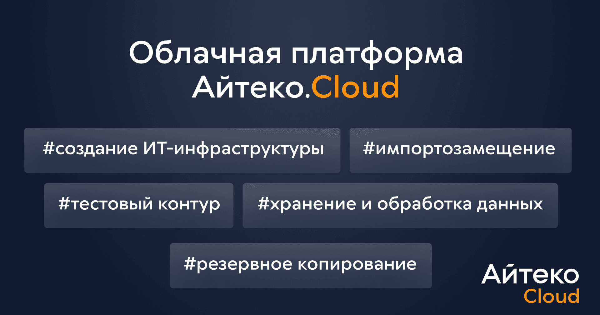 Облачная платформа Айтеко.Cloud